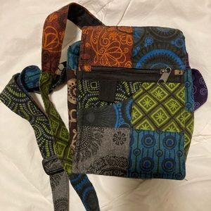 Soul Flower Hippie Crossbody Purse